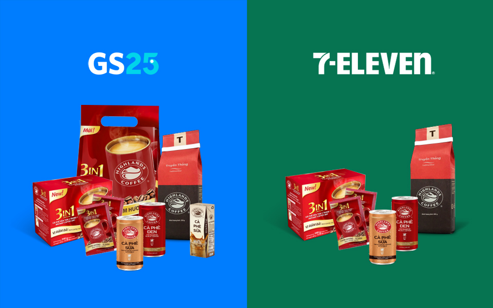 Các sản phẩm tích điểm tại GS25 và 7-Eleven