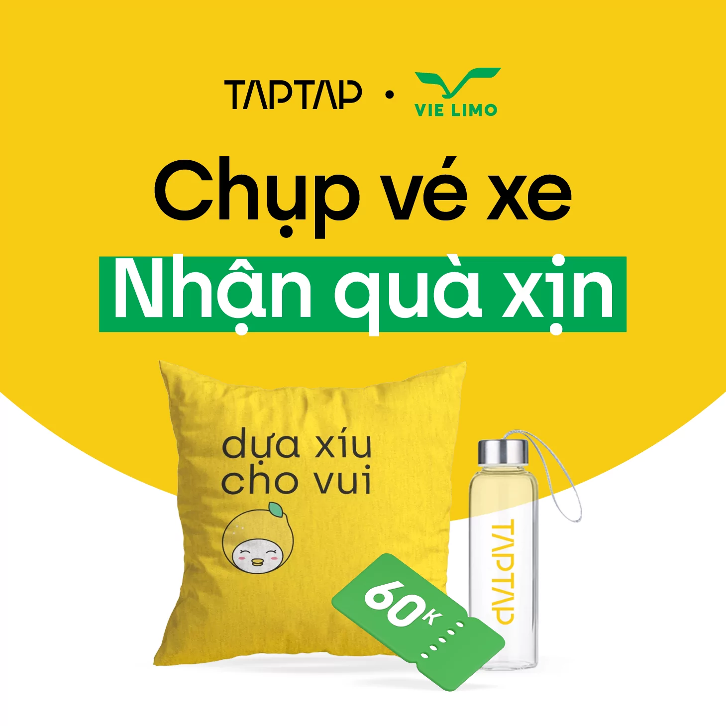 Có vé xe Vie Limousine, có quà xịn mang về ? 1 Chương trình chụp vé xe tích điểm trên TAPTAP Vietnam