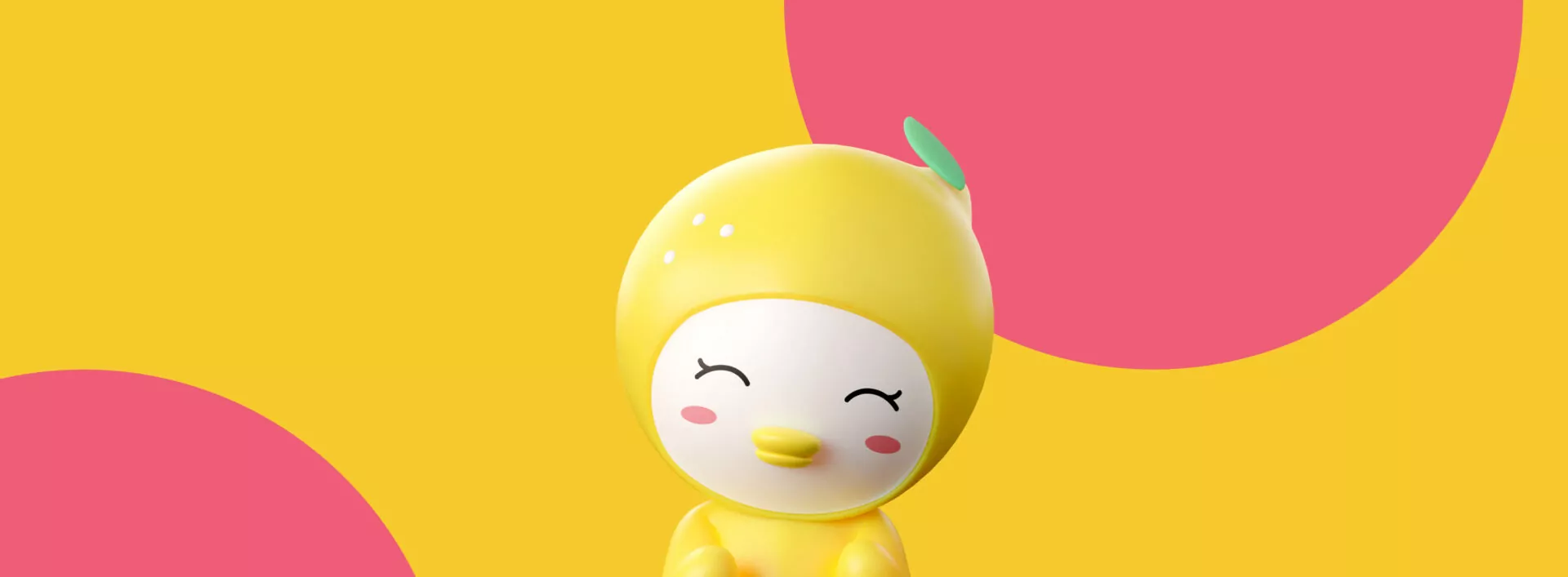 Gương mặt mascot TAPTAP là sự kết hợp của một em vịt và một trái chanh