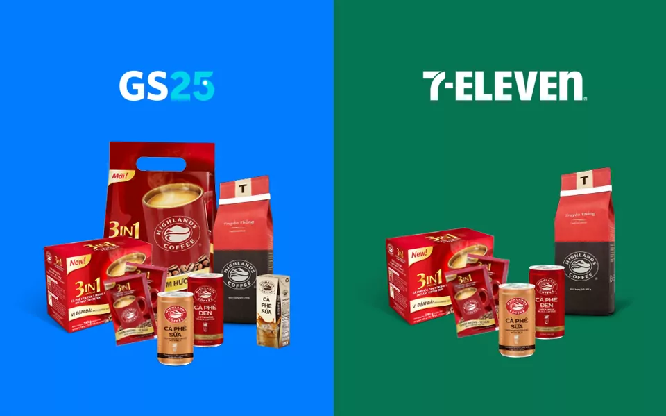Đua top tuần, rinh bình Highlands xịn 249k 6 Các sản phẩm tích điểm tại GS25 và 7-Eleven