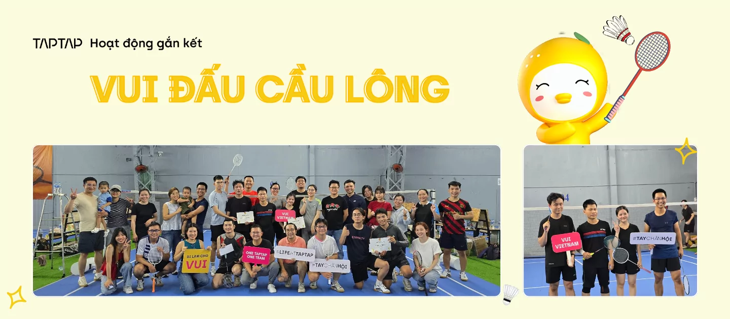 Banner for Website Post Vui dau cau long