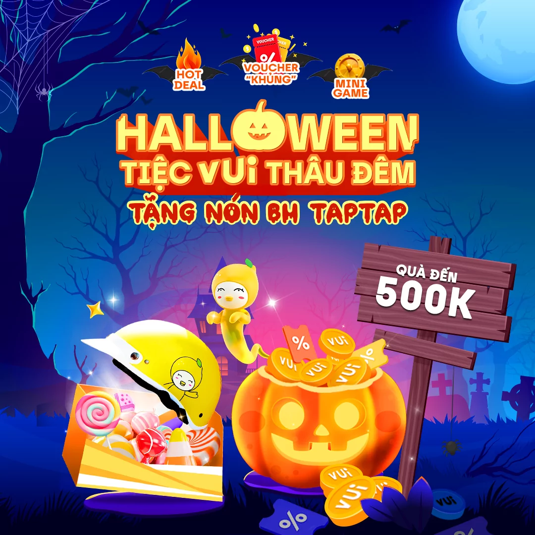 ?Chào đón Halloween rùng rợn nhưng quà tặng thì cực đã từ TAPTAP! 1 HLW SOCIAL.5