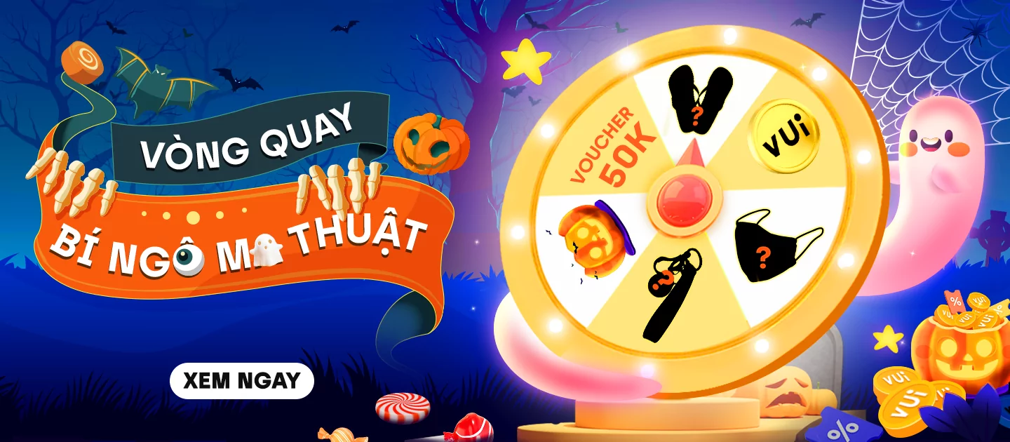 ?Chào đón Halloween rùng rợn nhưng quà tặng thì cực đã từ TAPTAP! 2 HLW VONG QUAY INAPP