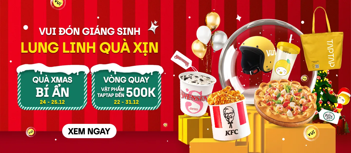 vui don giang sinh lung linh qua xin cung taptap